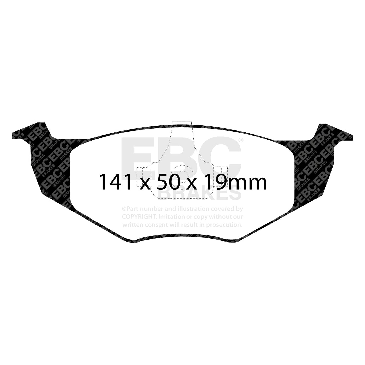 EBC Brakes Pad and Disc Kit (PDKF2132) Image 2