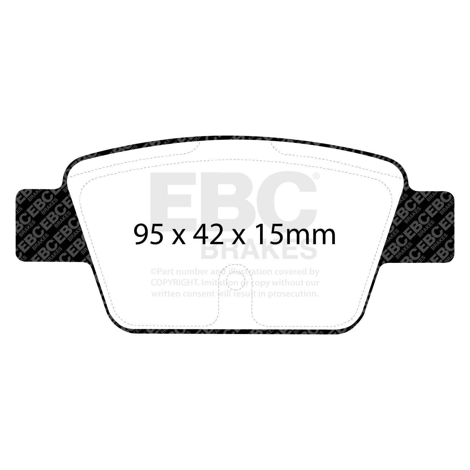 EBC Brakes Pad and Disc Kit (PDKR033) Image 3