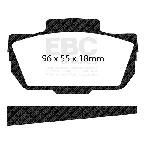 EBC Orangestuff 9000 Series Race Brake Pad Set (DP9149) Image 4