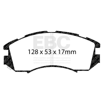 EBC Greenstuff 2000 Series Sport Brake Pad Set (DP2819) Image 3