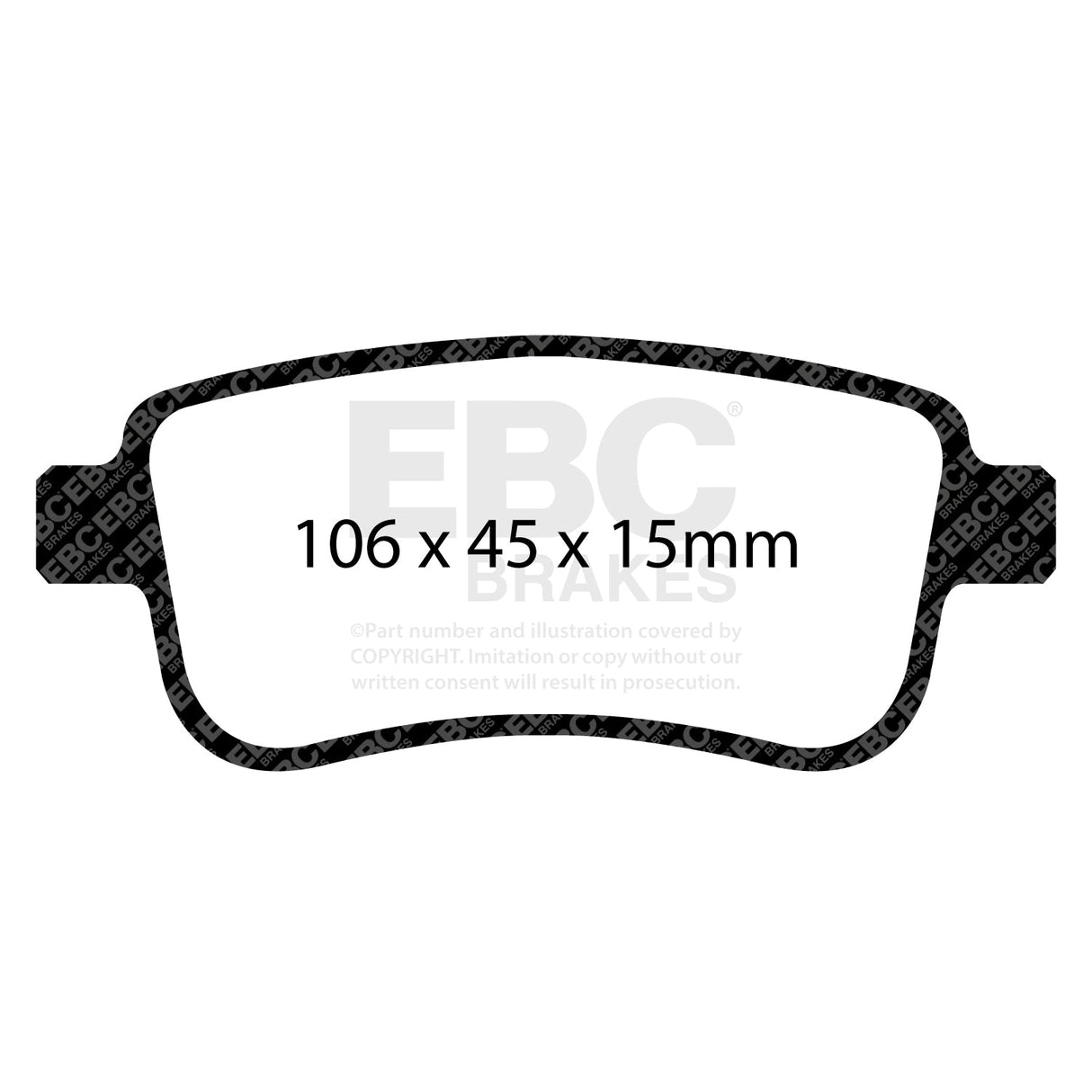 EBC Brakes Pad and Disc Kit (PDKR1016) Image 1