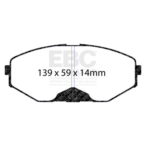 EBC Brakes Pad and Disc Kit (PDKF1419) Image 1