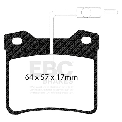 EBC Brakes Pad and Disc Full vehicle Kit (PD40K1529)