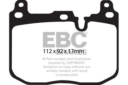 EBC Brakes RPX Racing Pad (DP82130RPX) Front Image 4