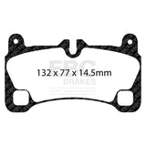 EBC Bluestuff NDX Trackday Brake Pad Set (DP51836NDX) Image 2