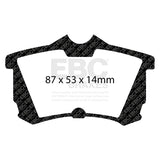 EBC Brakes Pad and Disc Kit (PDKR380) Image 4