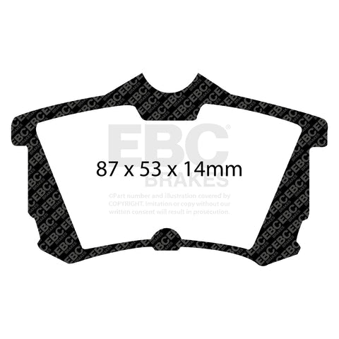 EBC Brakes Pad and Disc Full vehicle Kit (PD40K819) Image 3