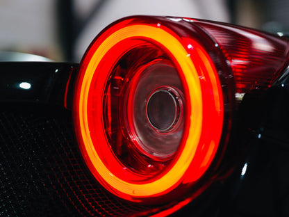 10-15 Ferrari 458 NOVA-Series Prismatic LED Tail Lights Red Smoke | AlphaRex