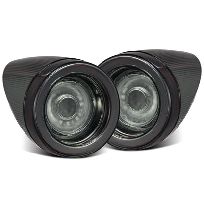 10-15 Ferrari 458 NOVA-Series Prismatic LED Tail Lights Smoke | AlphaRex