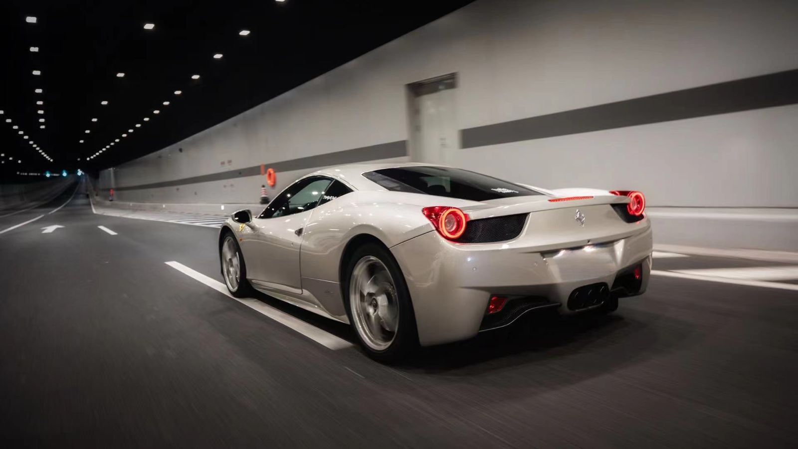 10-15 Ferrari 458 NOVA-Series Prismatic LED Tail Lights Smoke | AlphaRex