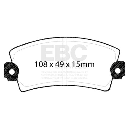 EBC Brakes Pad  and  Disc Kit (PD01KF010) Image 1