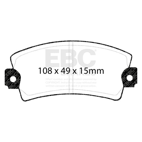 EBC Brakes Pad and Disc Kit (PDKF054) Image 3