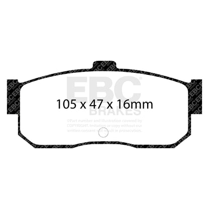 EBC Brakes Pad and Disc Full vehicle Kit (PD40K1377) Image 5