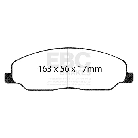 EBC Brakes Pad and Disc Kit (PD03KF505) Image 4