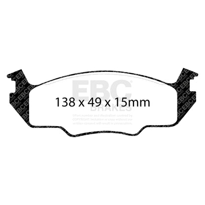 EBC Brakes Pad and Disc Kit (PDKF2091) Image 3