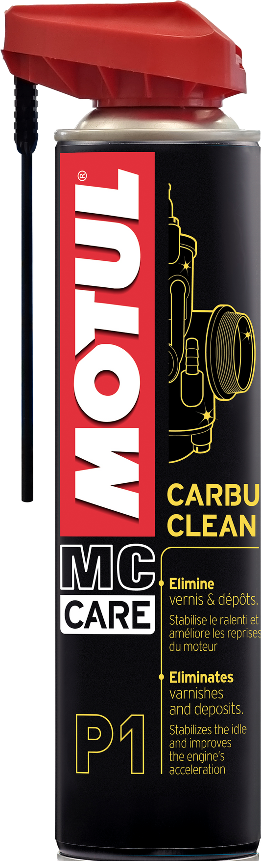 Motul Carbu Clean 400ml Carburetor Cleaner Spray
