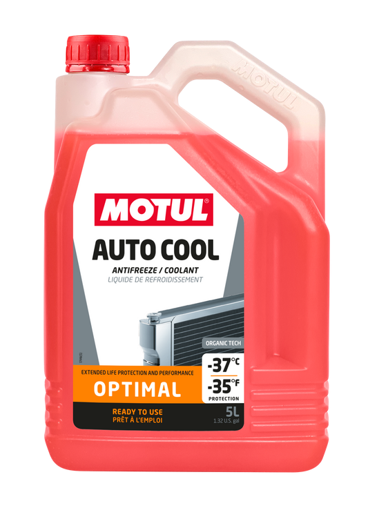 Motul AUTO COOL Optimal -37°C Coolant – 5 Litre