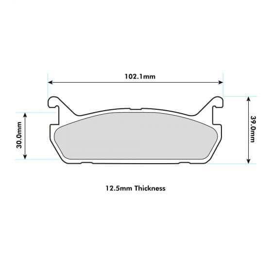PBS Mazda MX5 (NA) 1.6 115HP (1990-1993) Rear Pads 1180 - FD Racing