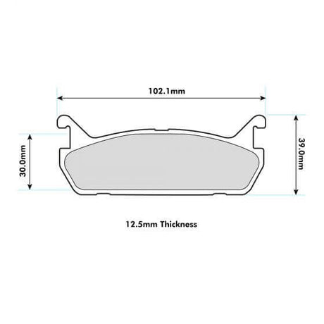 PBS Mazda MX5 (NA) 1.6 115HP (1990-1993) Rear Pads 1180 - FD Racing