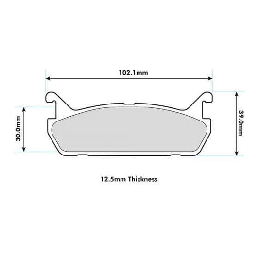 PBS Mazda MX5 (NA) 1.6 115HP (1990-1993) Rear Pads 1180 - FD Racing