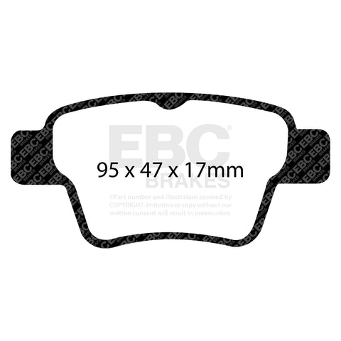 EBC Brakes Pad and Disc Kit (PDKR730) Image 4