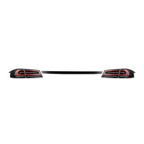 12-21 Tesla Model S LUXX-Series LED Tail Lights Black Red (With Black Trunk Center Piece Replacement) | AlphaRex