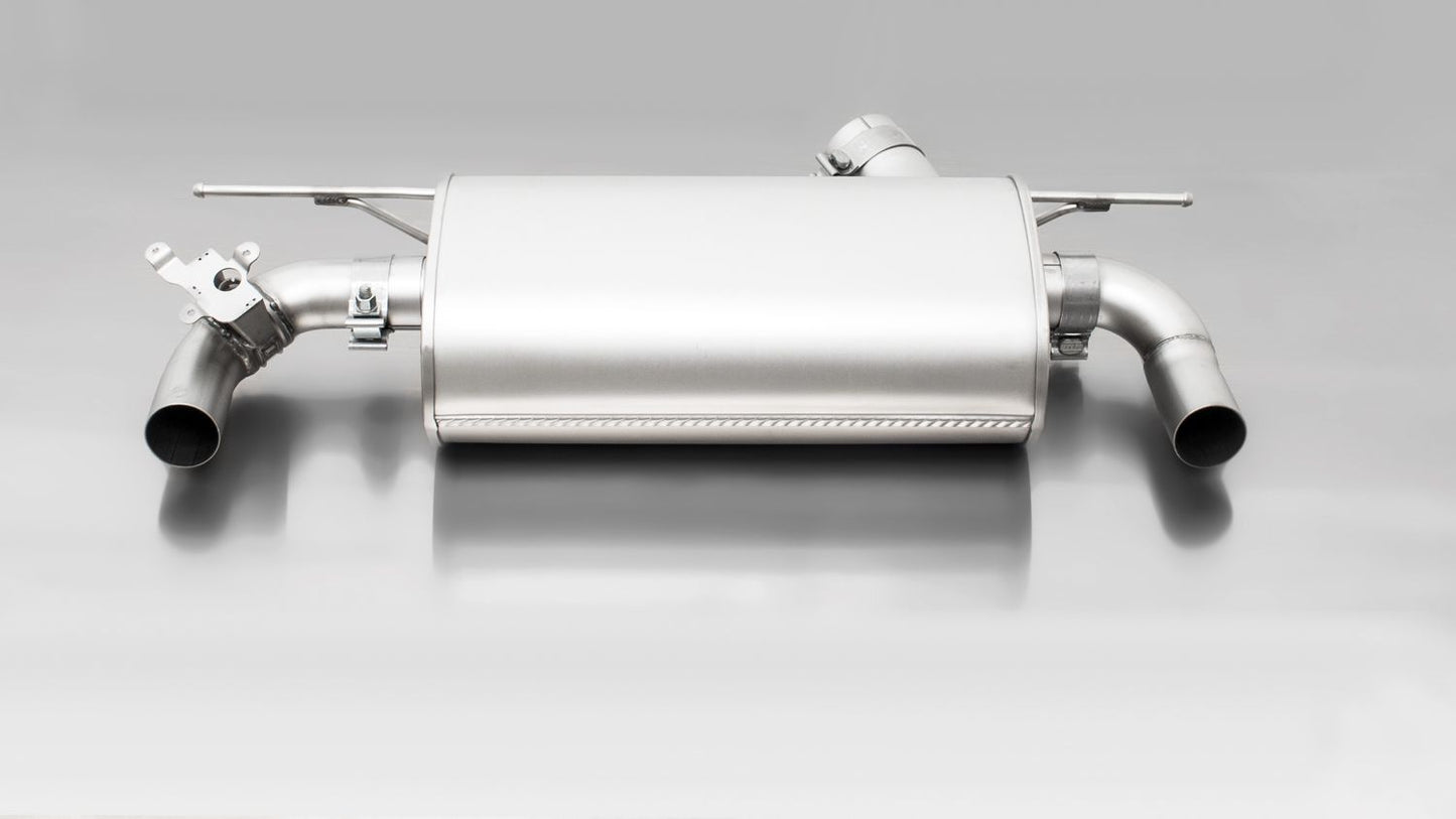 Sport Exhaust System for BMW M140i Front Section | 2x 102mm Chrome Straight Cut Tips (#2)