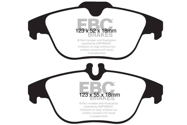 EBC Brakes Pad and Disc Full vehicle Kit (PD40K1180)