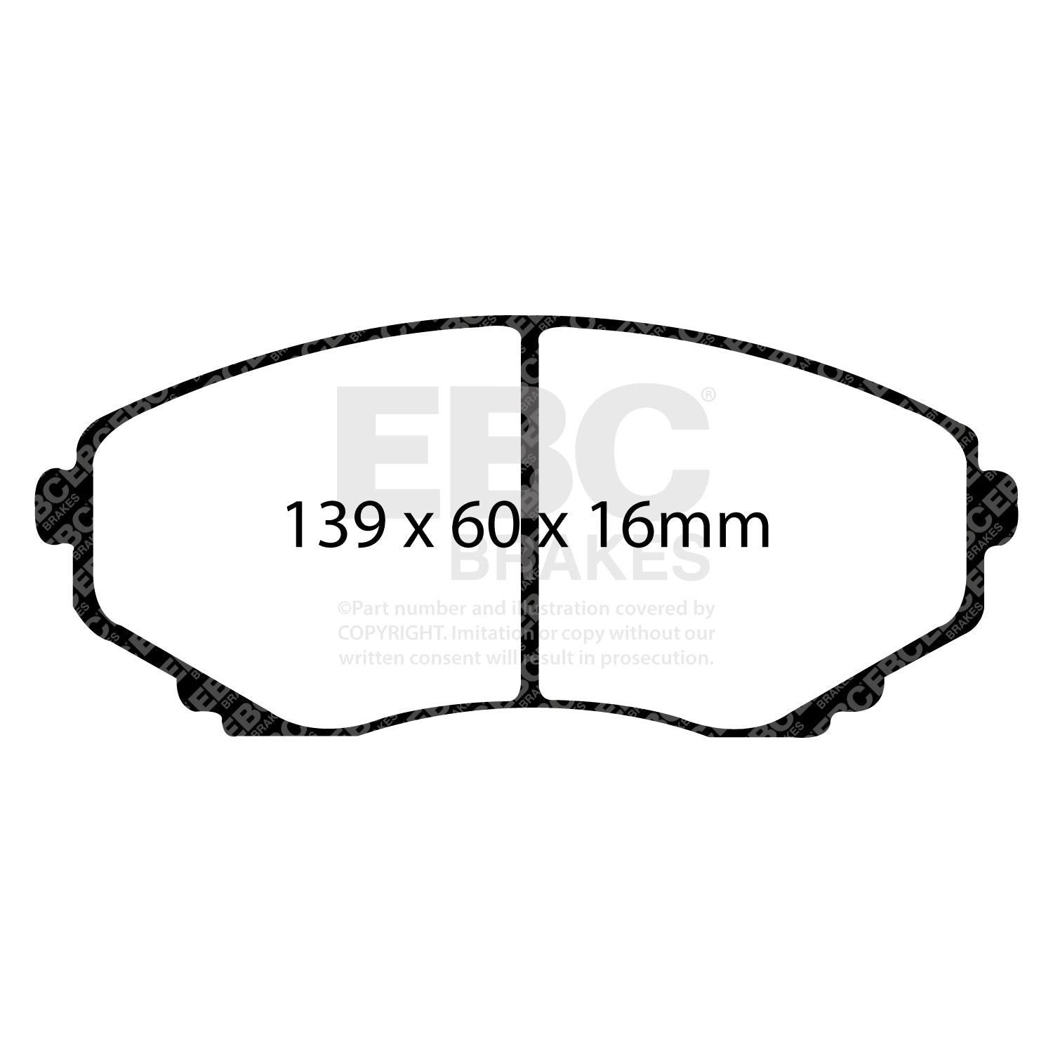 EBC Brakes Pad and Disc Full vehicle Kit (PD40K1130) Image 4