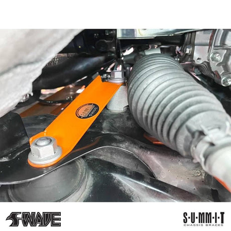 SWAVE &amp; SUMMIT Reinforced Steering Rack Brace for Toyota Yaris GR Image 2