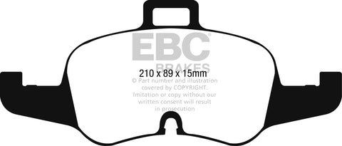 EBC Pad + 2 Piece Disc Kit P2DK015Y Front Image 2
