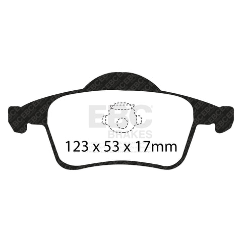 EBC Redstuff 3000 Series Sport Brake Pad Set (DP31231C) Image 4