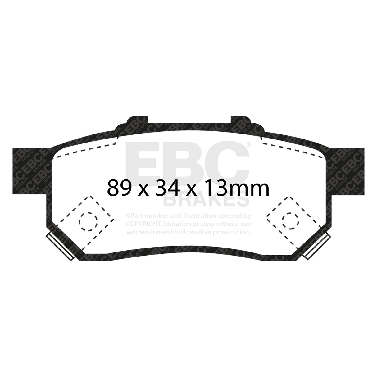 EBC Brakes Pad and Disc Kit (PDKR402) Image 2