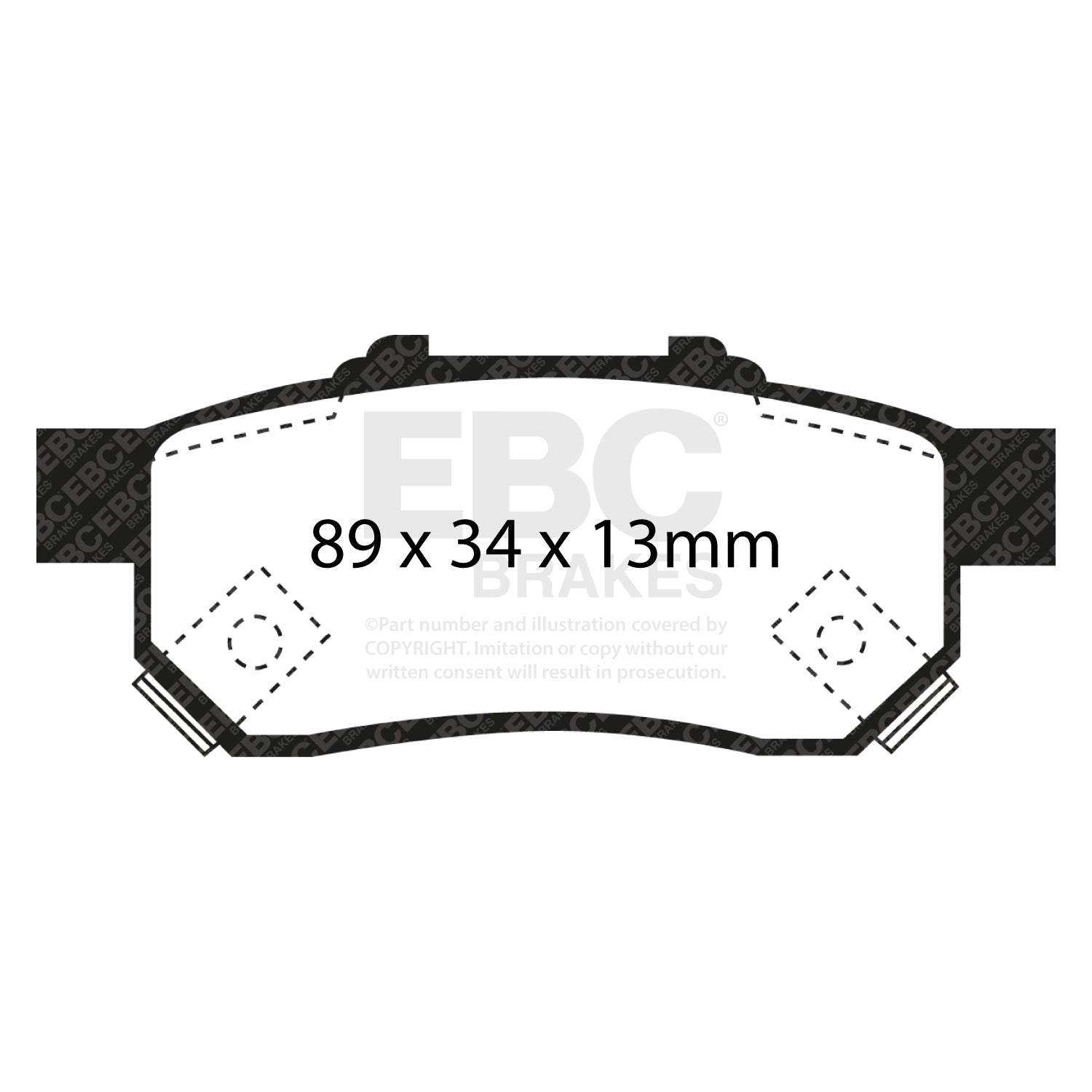 EBC Brakes Pad and Disc Kit (PDKR402) Image 2