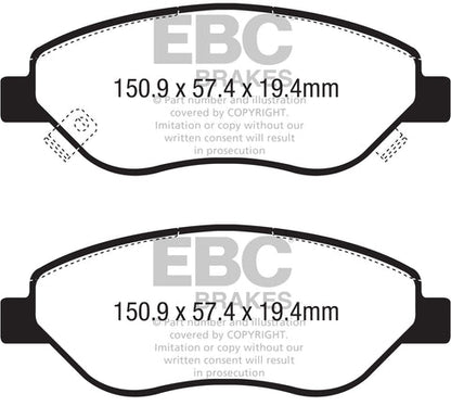 EBC Brakes Pad and Disc Full vehicle Kit (PD40K2469)