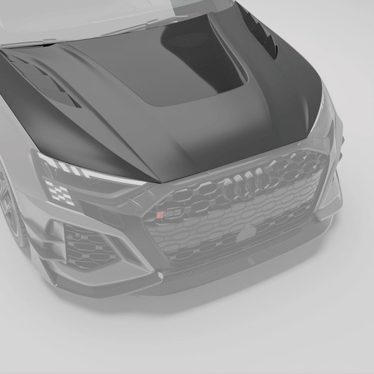 Revozport Audi RS3 8Y Carbon Fibre Hood