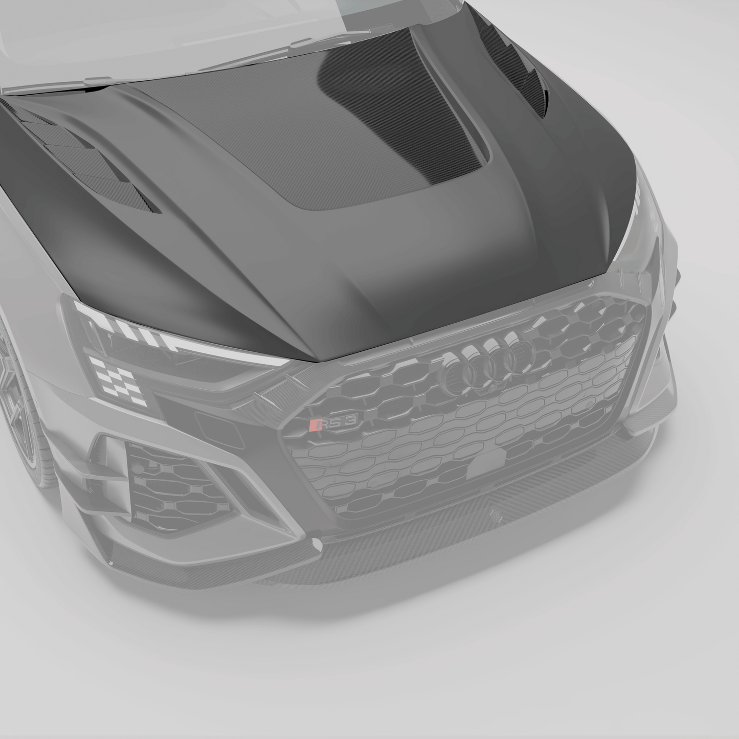 Revozport Carbon Fibre Hood for Audi RS3 8Y Limousine