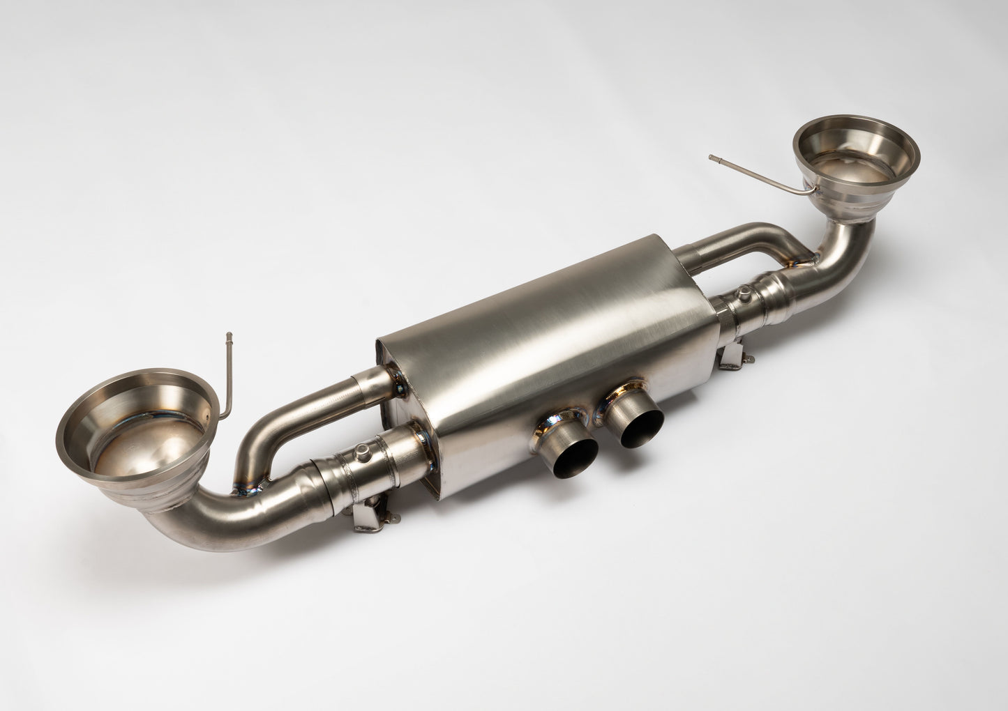 Titanium Racing GPF-Back Sport Exhaust for Porsche GT3 RS 2x 100mm Titanium Black Tips