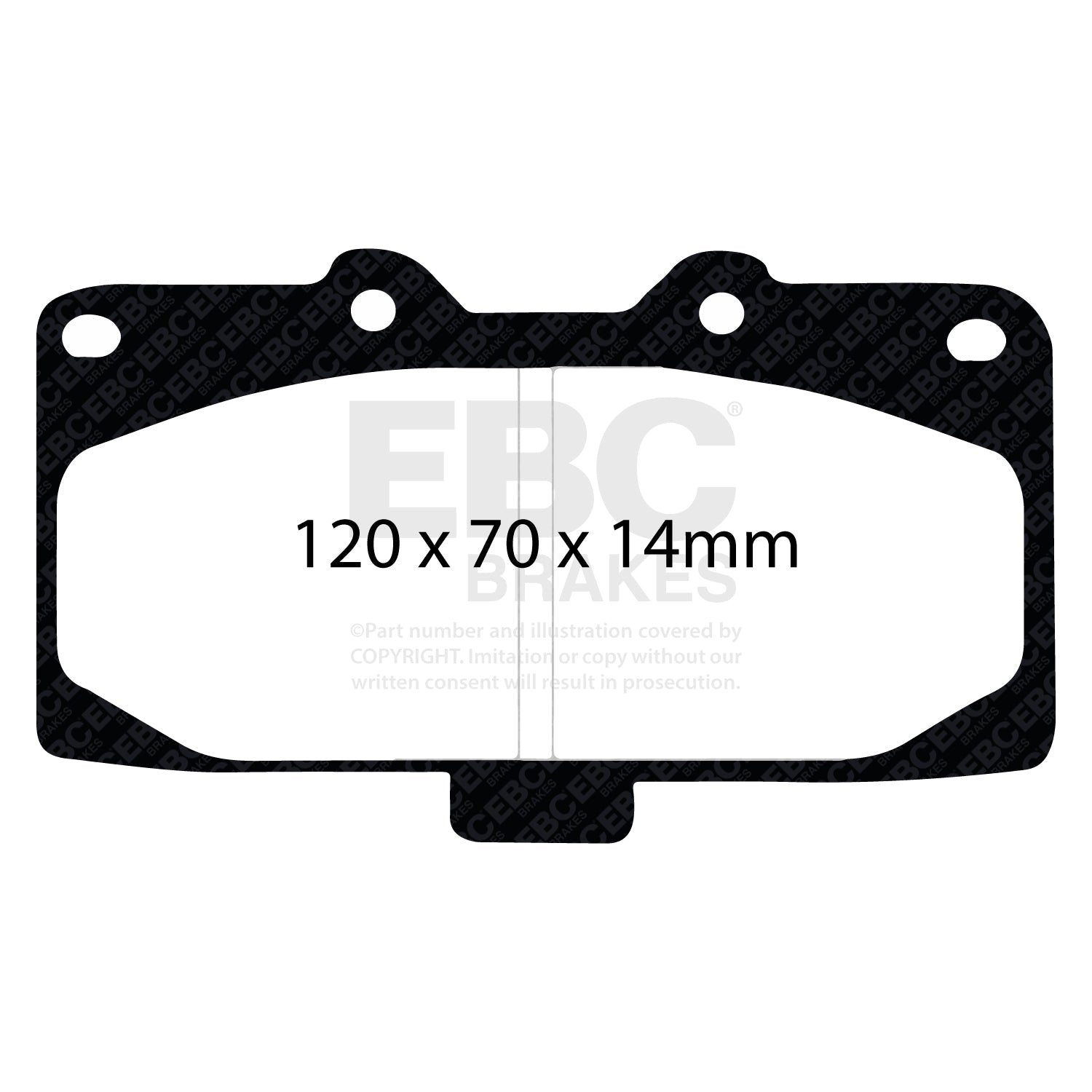 EBC Brakes Pad and Disc Kit (PD05KF241) Image 3