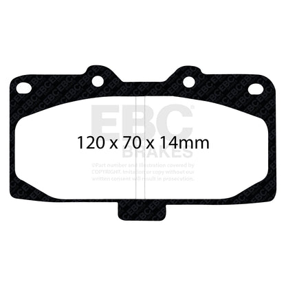 EBC Brakes Pad and Disc Kit (PD05KF241) Image 3