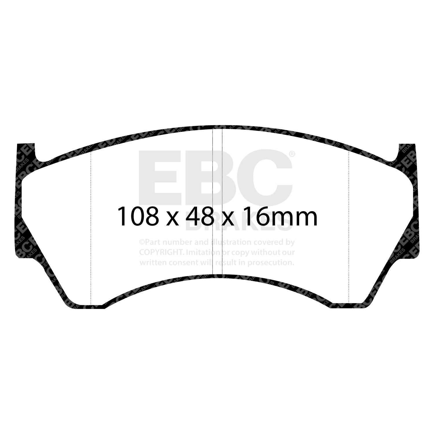 EBC Brakes Pad and Disc Full vehicle Kit (PD40K1351) Image 5