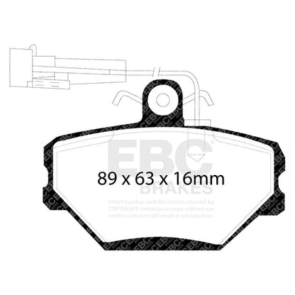 EBC Brakes Pad and Disc Kit (PDKF814)