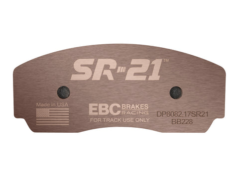 EBC SR21 Racing Brake Pads - (DP8002.17SR21) Front Image 4