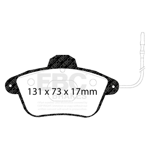 EBC Brakes Pad and Disc Kit (PDKF503)