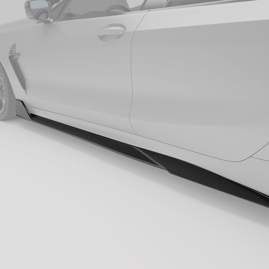 Revozport BMW M8 F93 Carbon Fibre Side Skirts