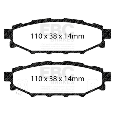 EBC Brakes Pad and Disc Kit (PD03KR673) Image 2