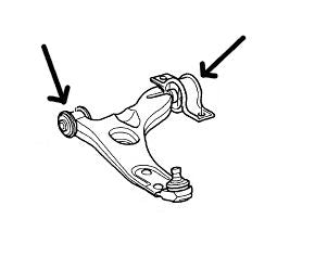 Ford C-Max MK2 All Models (2011+) Front Suspension Arm Bushes