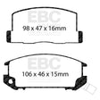 EBC Brakes Pad and Disc Kit (PDKR873) Image 1