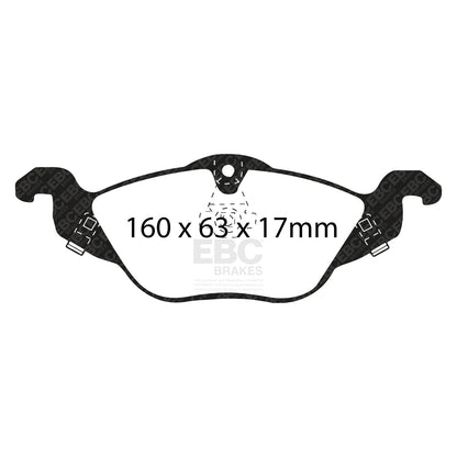 EBC Brakes Pad and Disc Full vehicle Kit (PD40K1414)