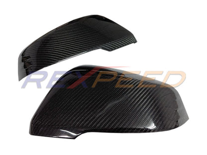 Rexpeed Carbon Mirror Caps Matte Full Replacement for Supra